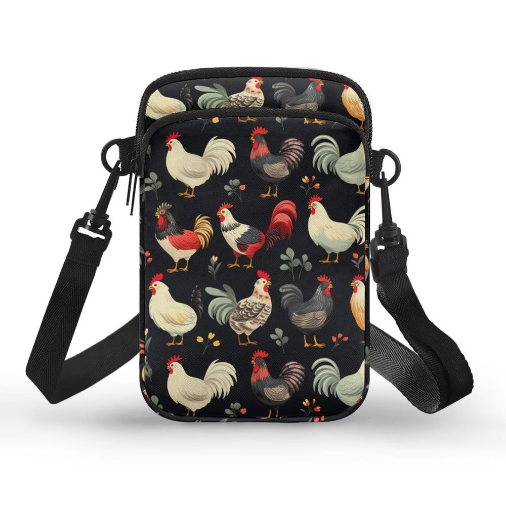 Farm Chickens Print Lhtweht Small Crossbody Bags Countryside Chicken Uwu :')